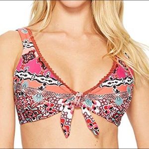 Laundry Mystic Tiles Knotted Bikini Top